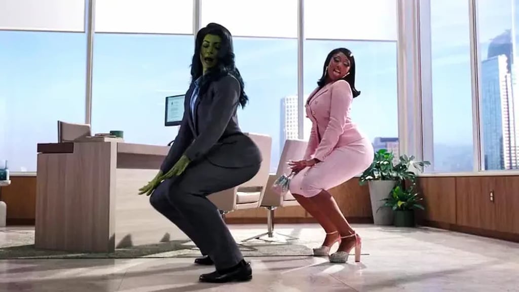 Megan Thee Stallion y She-Hulk desatan polémica por perrear en serie de Marvel