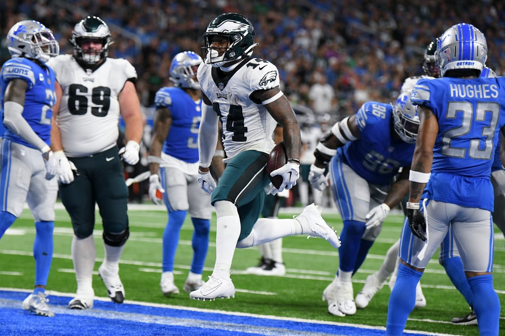 Jalen Hurts y la ofensiva de los Eagles explotan ante los Lions