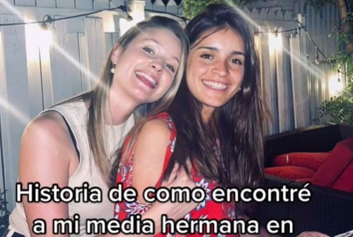 Medias hermanas se reencuentran tras 10 años gracias a Facebook