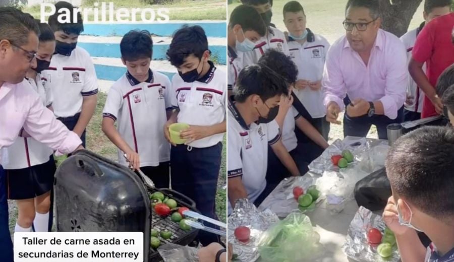 ¿Se va a hacer o no se va a hacer? Dan ‘taller de carne asada’ en escuela secundaria de Monterrey