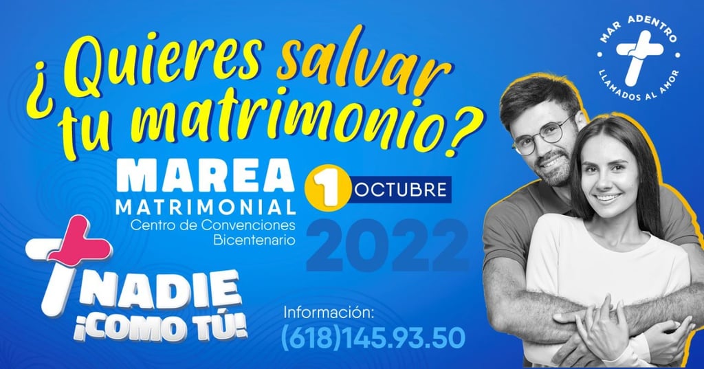 Este sábado se llevará a cabo la Marea Matrimonial en la ciudad de Durango
