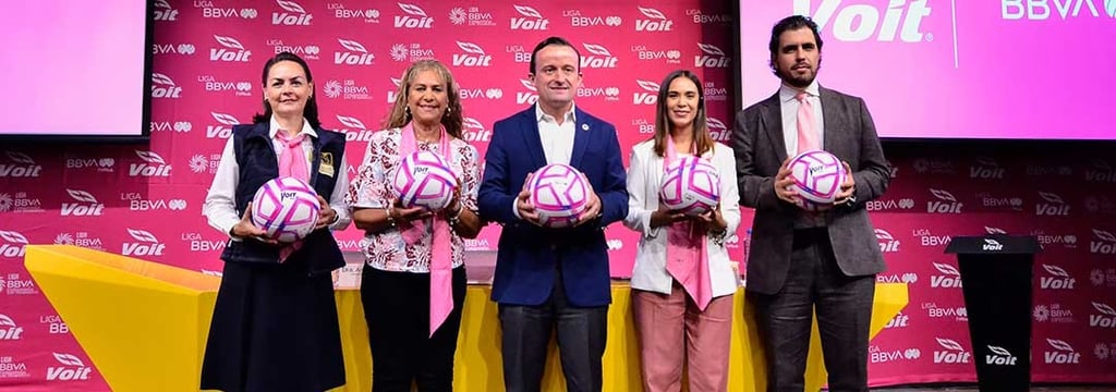 Listo el Balón Rosa de la Liga MX para jugar en octubre