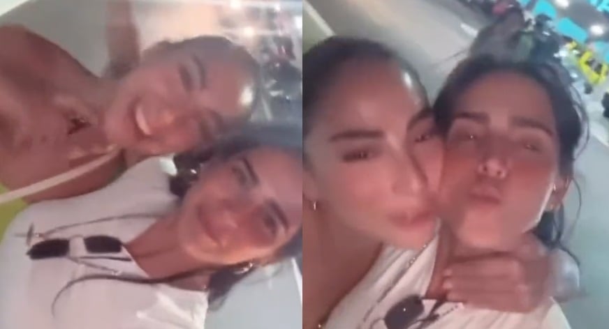 VIDEO: María Chacón y Bárbara de Regil comparten besos