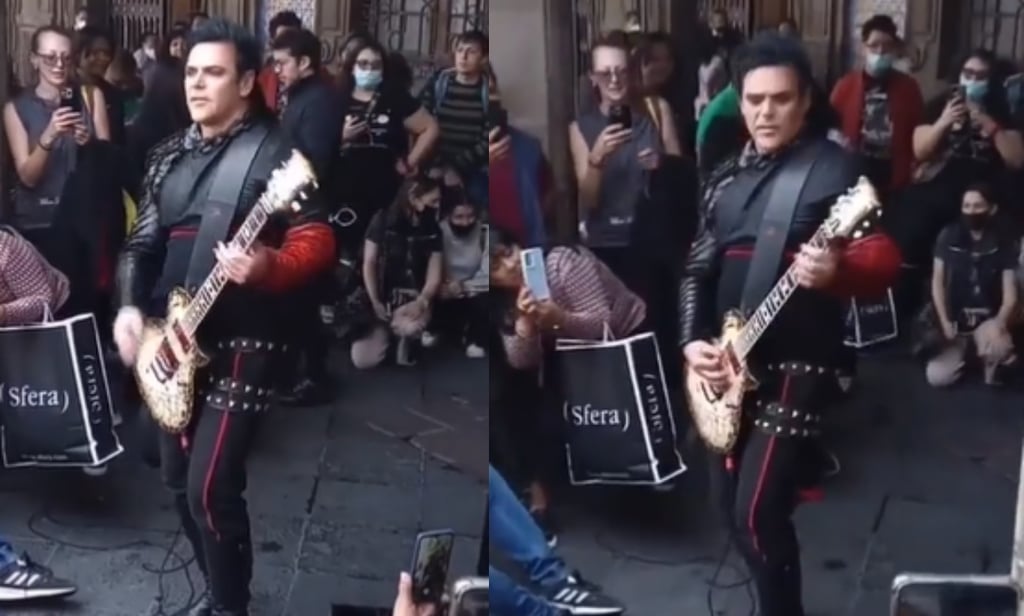Rammstein sorprende con una improvisada presentación en el Zócalo
