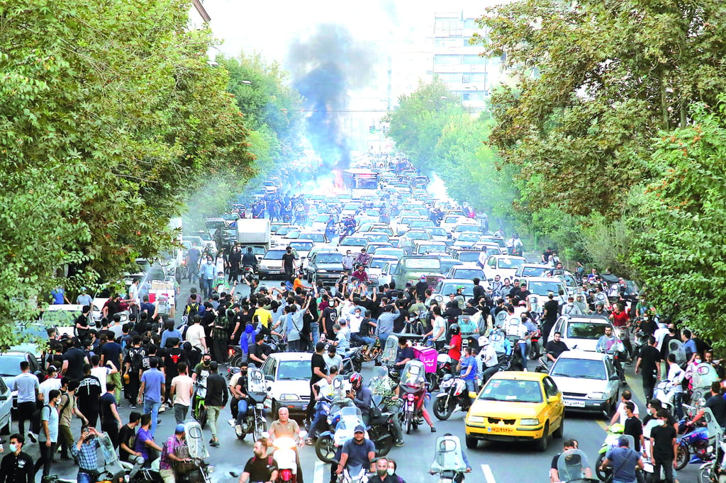 Protestas en Irán cumplen un mes