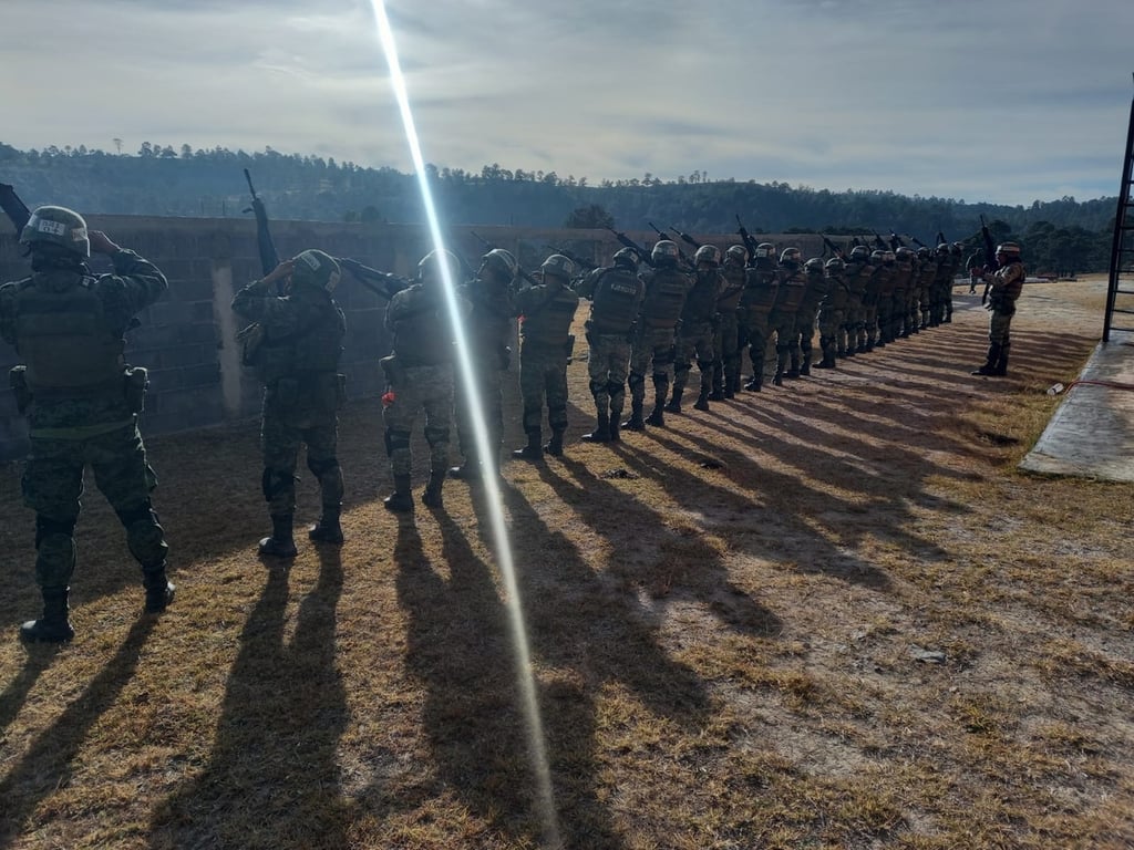 Alistan Fase III de Adiestramiento militar