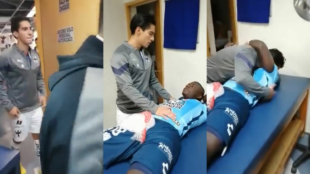 VIDEO: Erick Aguirre de Rayados se disculpa con Marino Hinestroza por la lesión