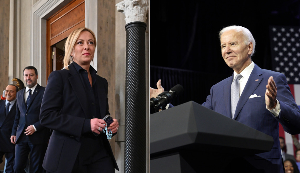 Joe Biden felicita a Giorgia Meloni y le pide mantener apoyo hacia Ucrania