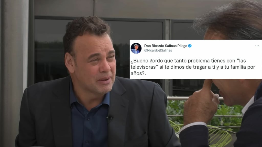 Ricardo Salinas explota contra David Faitelson: Te dimos de tragar por años