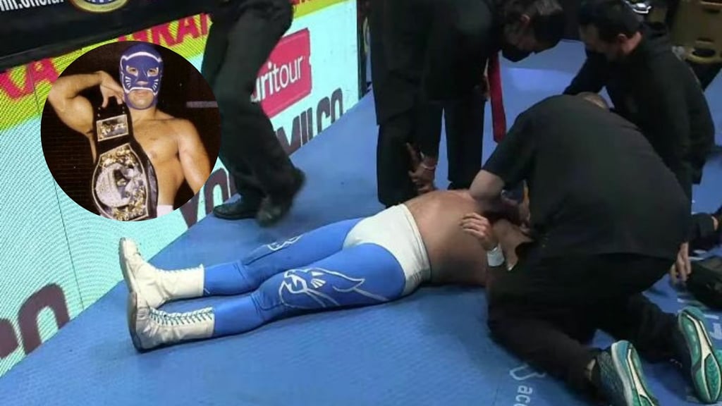 El 'Maestro lagunero' Blue Panther sufre lesión en la Arena México