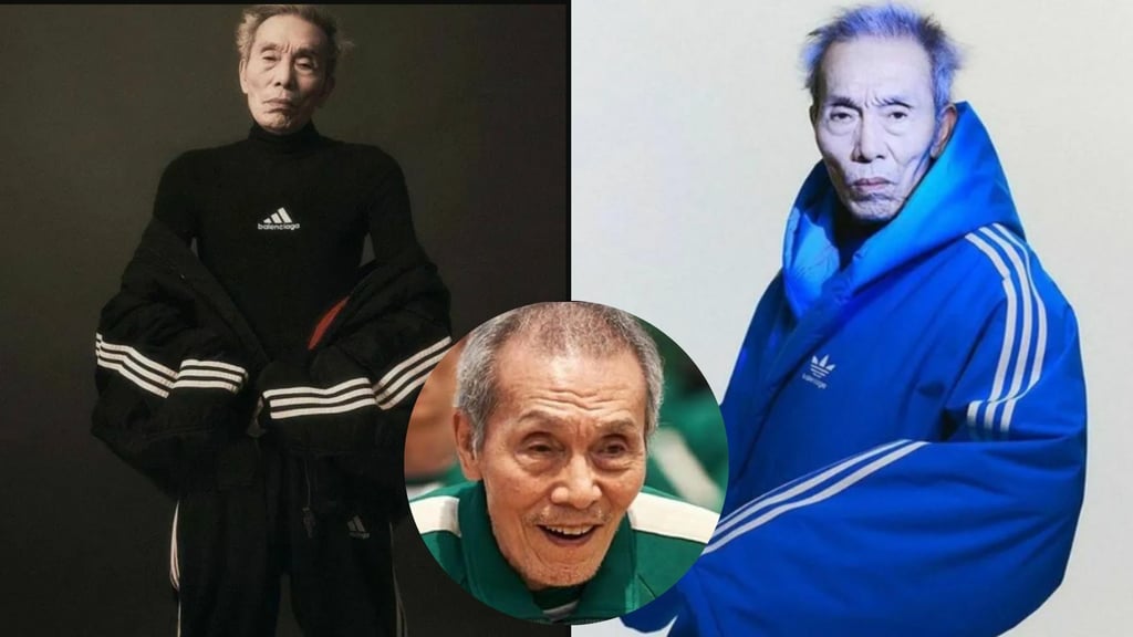 Oh Yeong-su de Squid Game rompe las redes modelando a los 78 años para Balenciaga