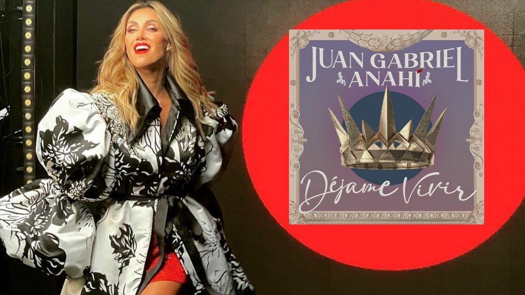 Anahí canta junto a Juan Gabriel el tema Déjame vivir