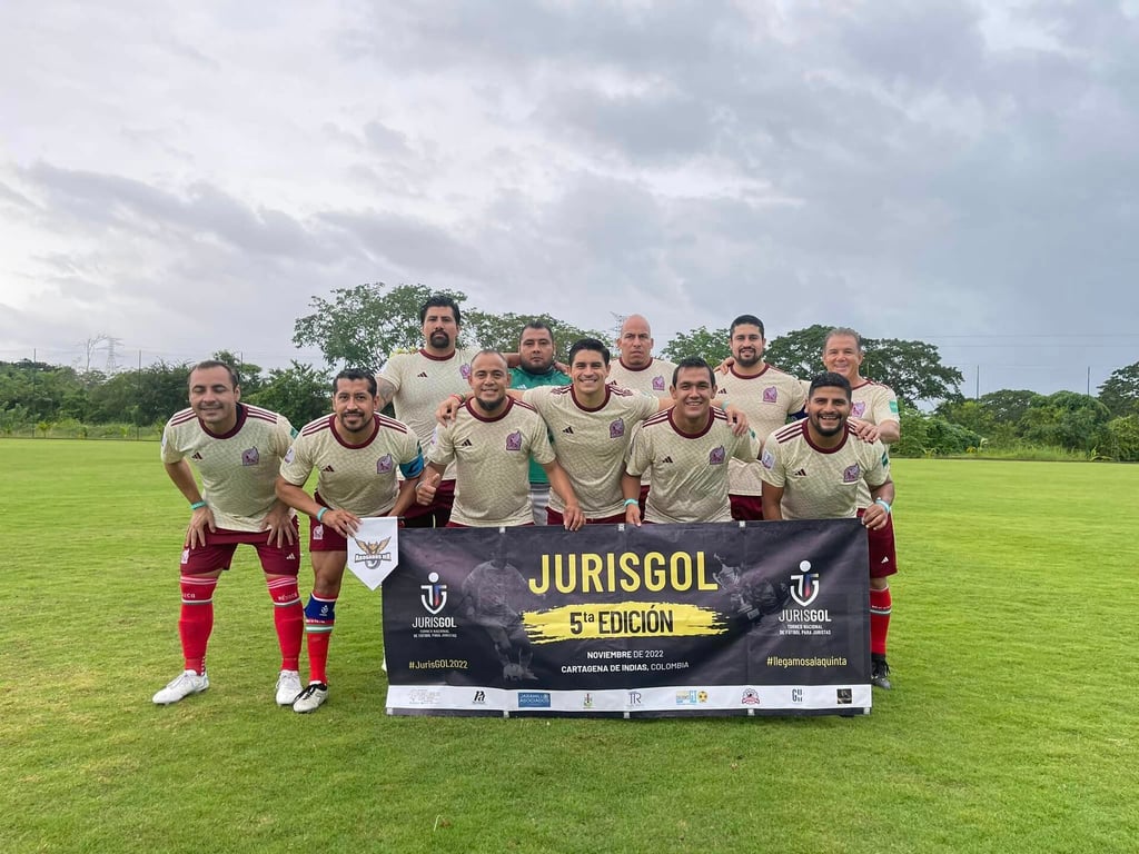 Triunfan los Abogados MX ante el bicampeón en Colombia durante el Jurisgol 22