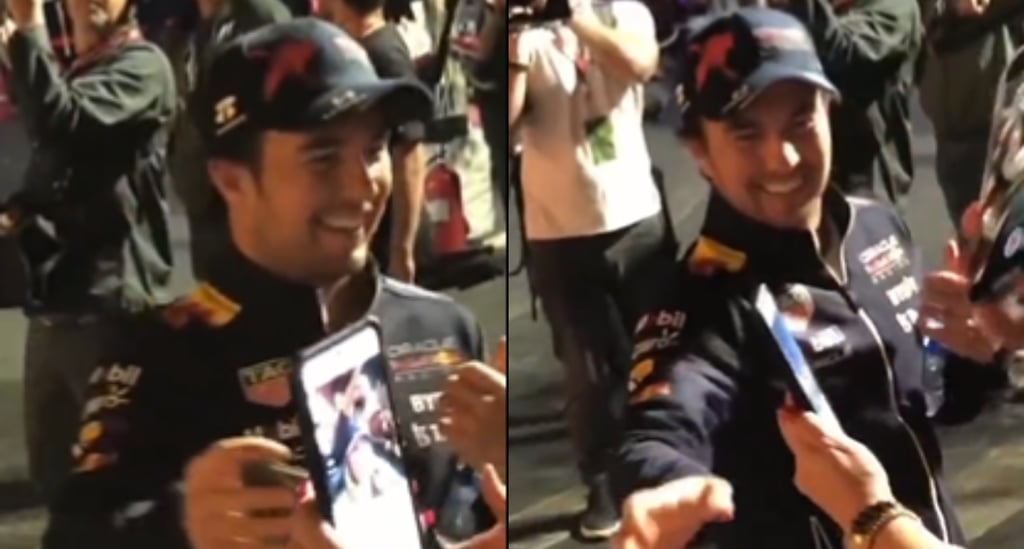 'Viejo sabroso', le gritan a 'Checo' Pérez en Las Vegas