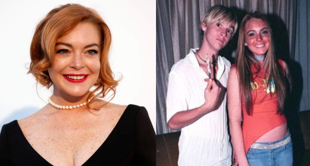 'Dios lo bendiga', Lindsay Lohan rompe el silencio tras la muerte de su ex Aaron Carter