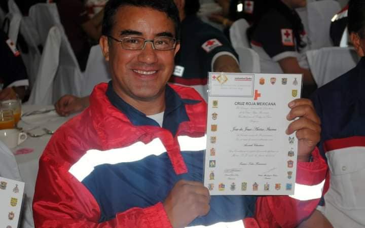 Lamentan partida de Jesús Aviña, comandante de Cruz Roja Durango