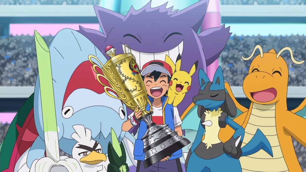 Luego de 25 años, Ash Ketchum se convierte en Campeón Mundial de Pokémon