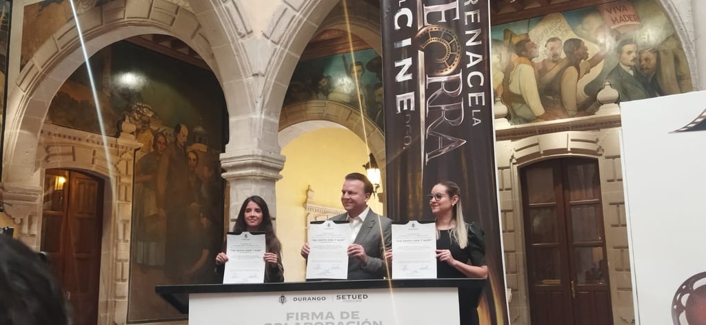 Durango firma convenio para colaborar en filme de Viggo Mortensen