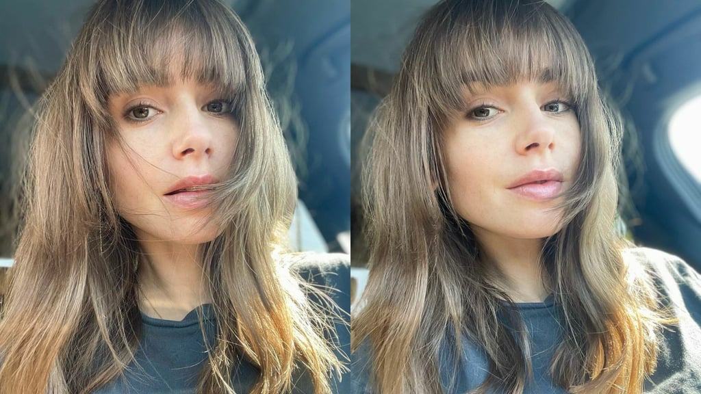 Lily Collins muestra como se debe usar el corte 'birkin bangs'