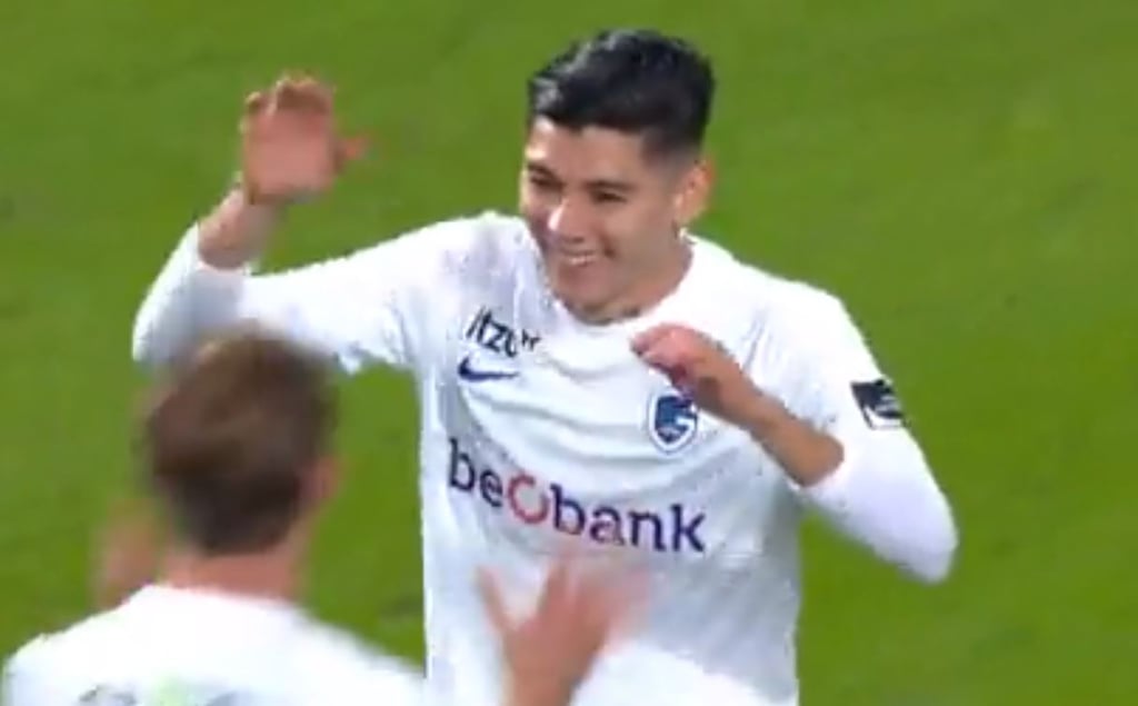 Gerardo Arteaga anota gol con Genk antes de reportar con el Tri