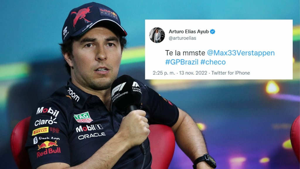 Arturo Elías Ayub despotrica contra Max Verstappen tras no apoyar a Checo
