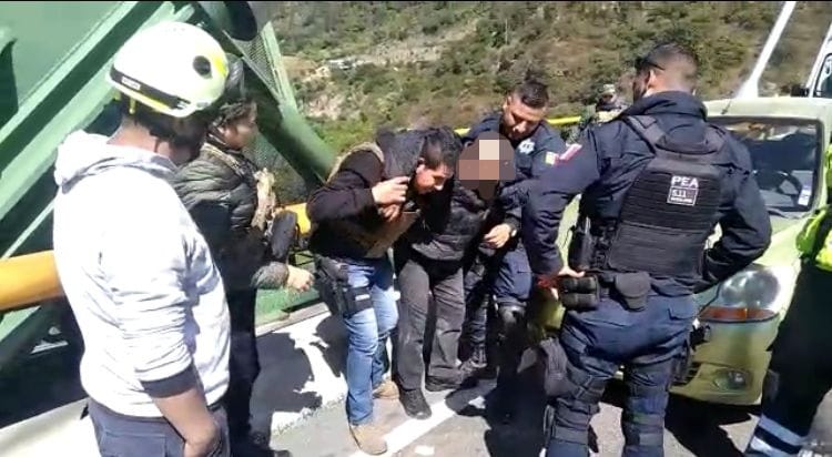 Duranguense fue entregado a su familia tras intento de suicidio en puente El Baluarte