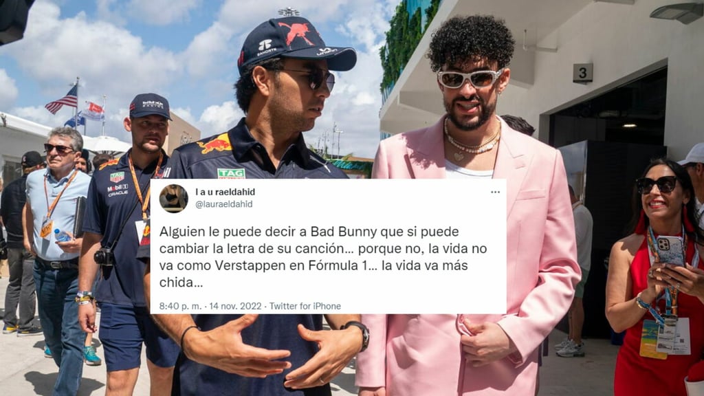 Piden a Bad Bunny corregir mención de Max Verstappen en su canción Andrea