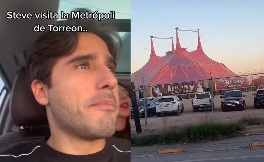 '¡No ma... Aquí todavía hay circo!', dice el cantante Esteban Said al llegar a Torreón