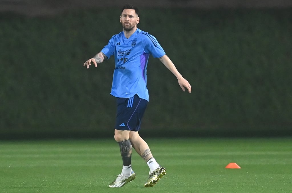Messi entrena otra vez aparte
