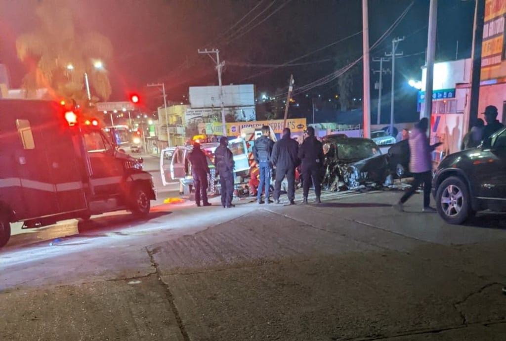 Cinco jóvenes resultaron lesionados tras choque ocurrido en Santiago Papasquiaro