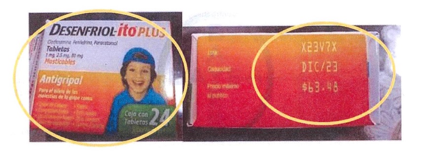 Medicamentos infantiles alertados por Cofepris, no están a la venta en Durango