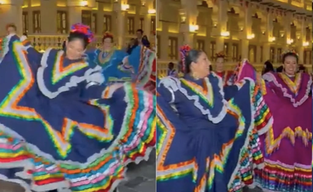 Bailarinas mexicanas 'invaden' al Mundial con vestimenta tradicional