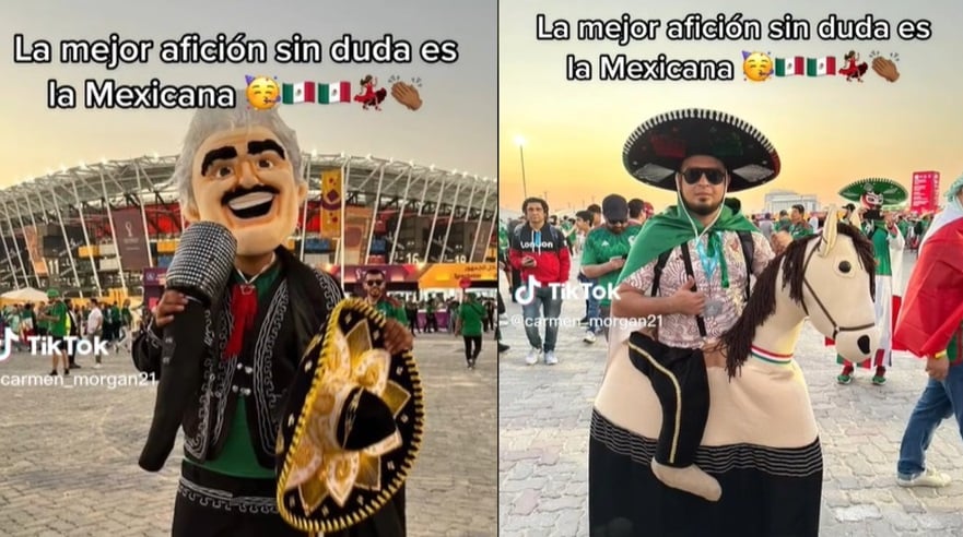 VIDEO: Afición mexicana deslumbra en Qatar; desde el Dr. Simi hasta 'Chente' Fernández 