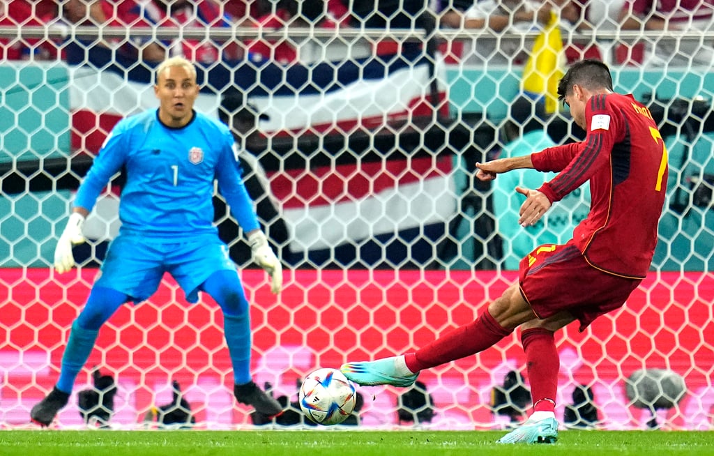 España le propina 7 goles a Costa Rica en su deslumbrante debut en el Mundial