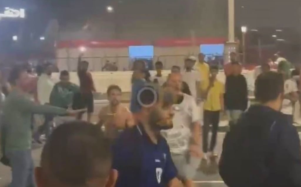 ¡Lamentable! Mexicanos y argentinos protagonizan batalla campal en Qatar 2022