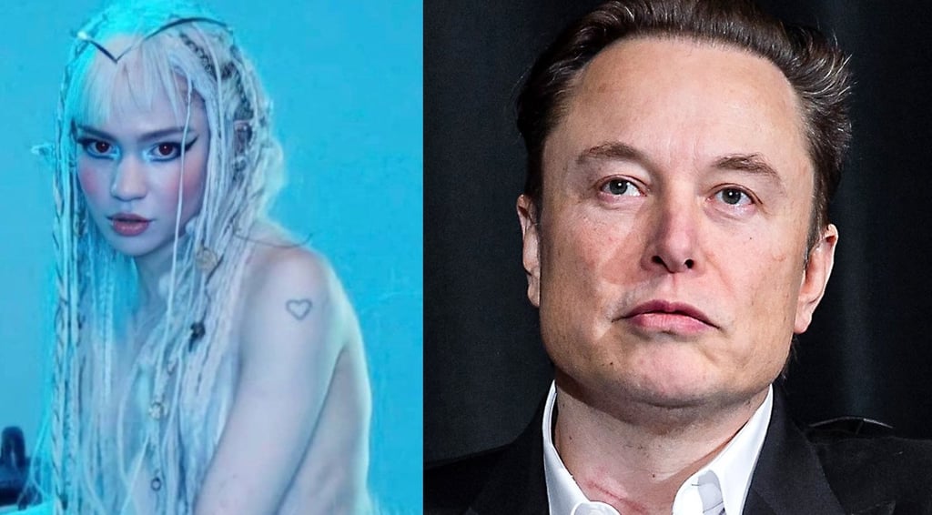 Grimes ex de Elon Musk se muestra sin ropa para cosplay