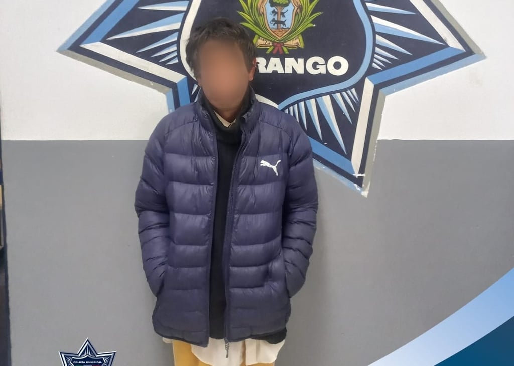 Detienen a sujeto por acosar a una menor de edad en Durango capital