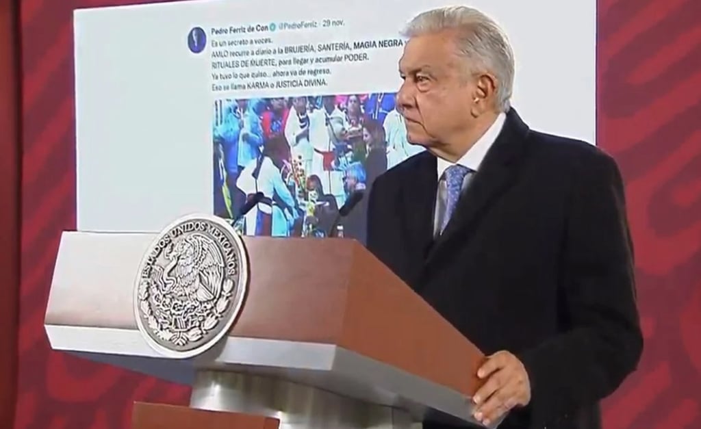 AMLO responde a Ferriz de Con por señalarlo de practicar brujería