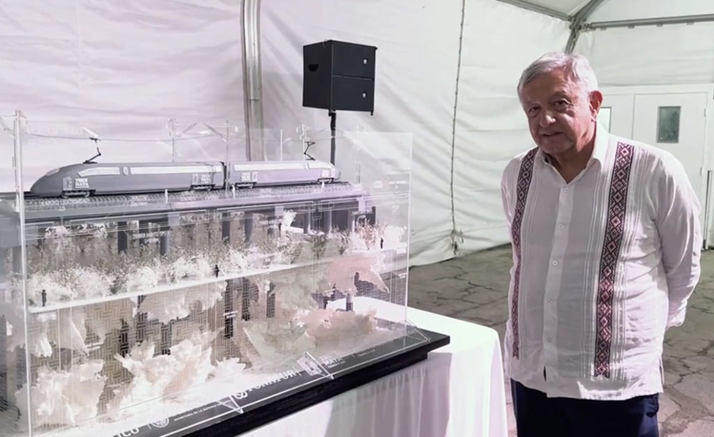 AMLO proyecta inauguración de Tren Maya para 2023