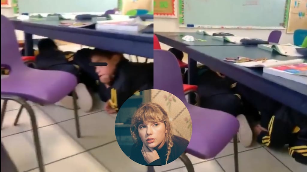 VIDEO: Con canción de Taylor Swift calman a niños de kínder durante balacera en Sonora