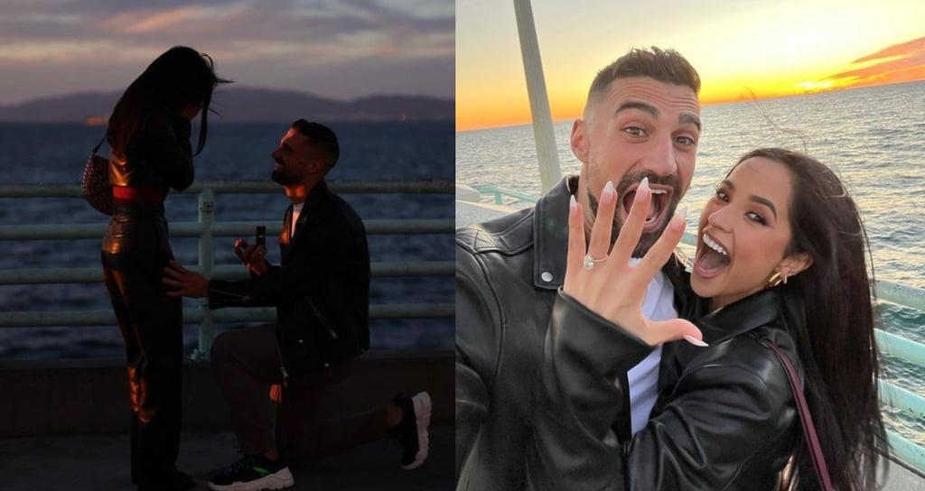 ¡Se casa! Becky G se compromete con el futbolista Sebastián Lletget