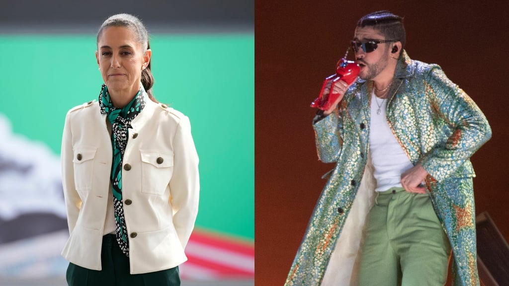 Claudia Sheinbaum busca a Bad Bunny para que toque gratis en el Zócalo, pero la rechaza