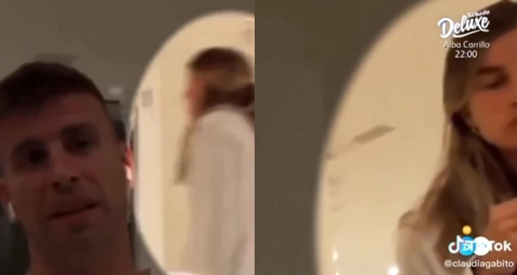 Video evidenciaría que Piqué y Clara Chía estaban juntos desde antes de separarse de Shakira 