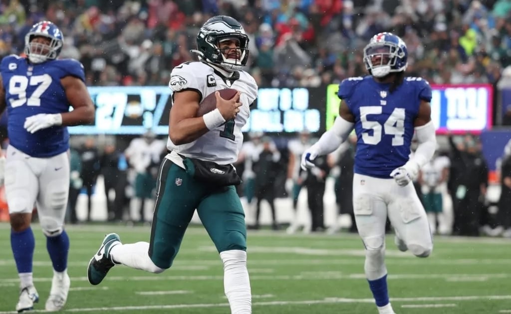 Eagles apalean a Giants