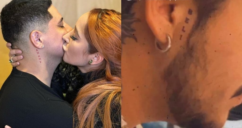 'Vas por el mismo camino', comparan a Eduin Caz con Christian Nodal por tatuarse nombre de su esposa