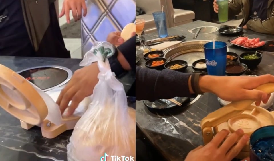 VIRAL: Mexicanos llevan masa y máquina a restaurante coreano para hacer tortillas