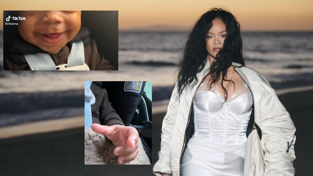 Rihanna comparte por primera vez el rostro de su bebé y es adorable 