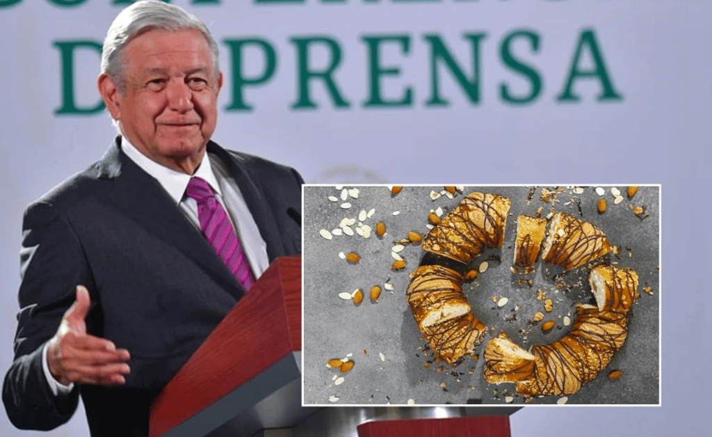 Panadería de Puebla crea 'pejerosca' y 'pejeconcha' con imagen de AMLO