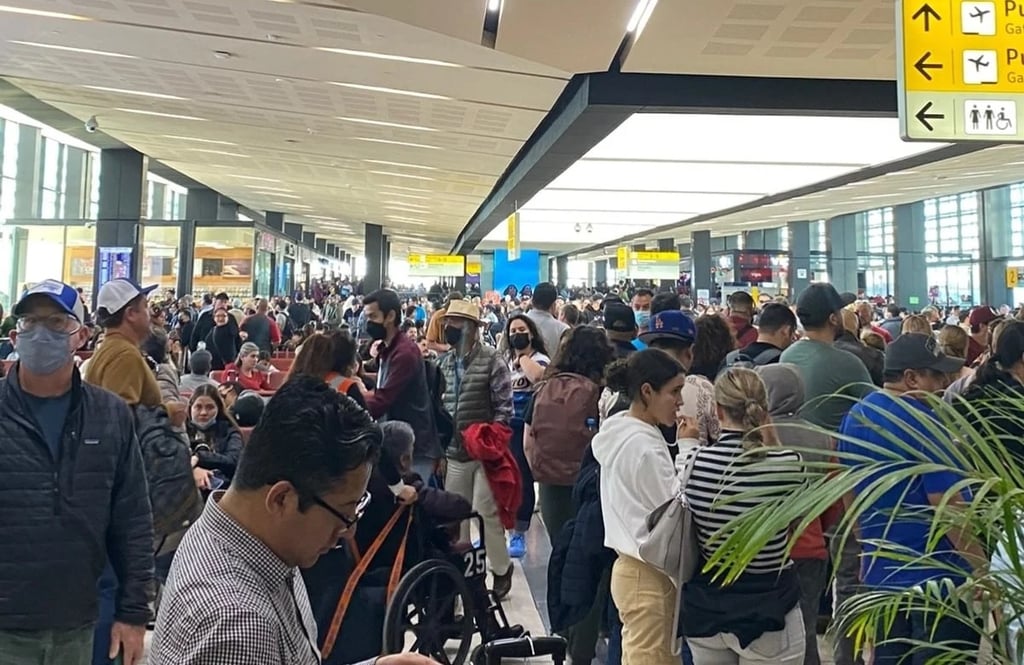 Viven Caos En Aeropuerto De Tijuana 2912