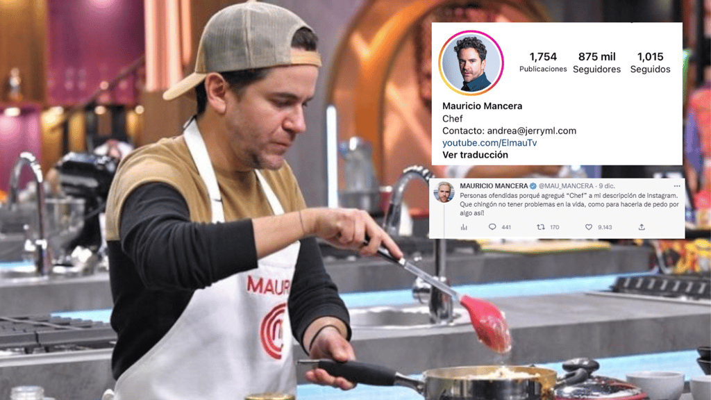 'Yo conseguí el título en 16 programas', Mau Mancera desata críticas al proclamarse como chef